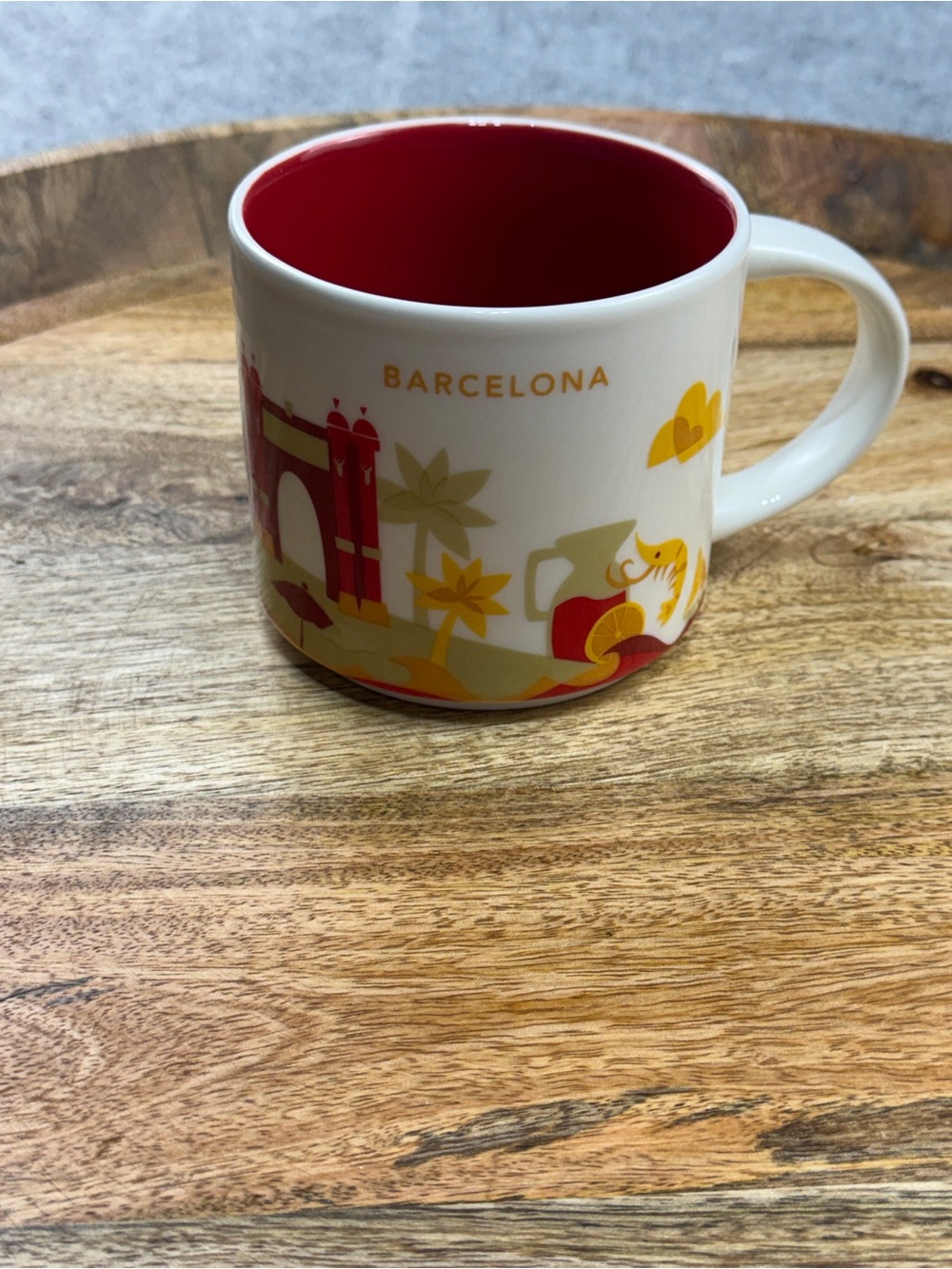 Retired Starbucks Barcelona You Are Here 14 oz Mug